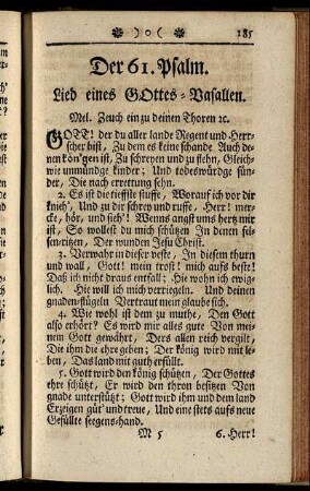 Der 61. Psalm. - Der 72. Psalm.
