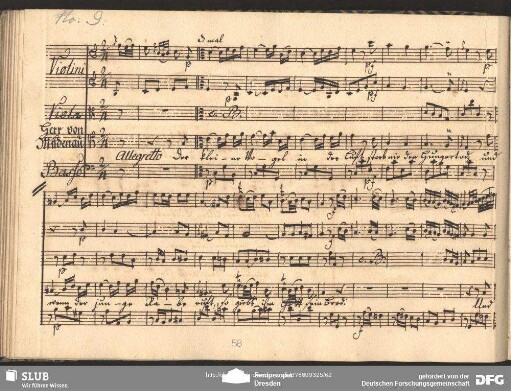 Lied: "Der kleine Vogel in der Luft"