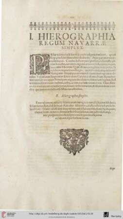 Hierographia Regum Navarrӕ simplex