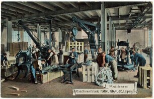 Maschinenfabrik Karl Krause, Leipzig : Packerei