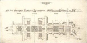 Gsaenger, Gustav; München, Königsplatz, Karolinenplatz; Wiederaufbauplanung - Königs- u. Karolinenplatz (Lageplan)
