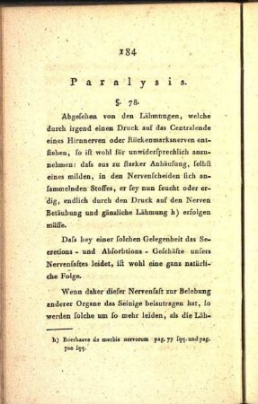 Paralysis.