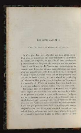 Deuxieme causerie [...]