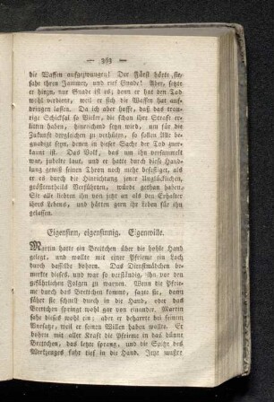 Eigensinn, eigensinnig. Eigenwille.