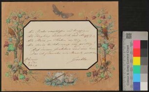 Gedicht von Johann Wolfgang von Goethe mit dem Titel "Als Knabe verschlossen und truzzig..." vom 9.1.1814