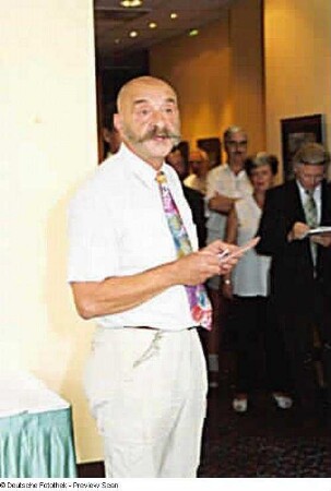 Stadtmuseumsdirektor Matthias Griebel bei seiner Eröffnungsansprache
