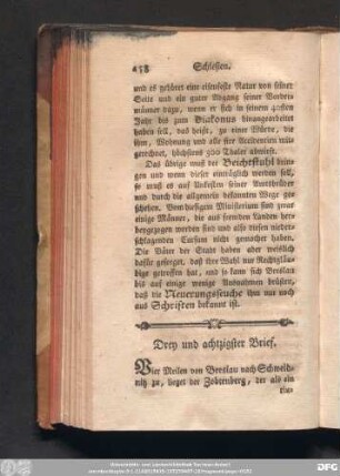 Drey und achtzigster Brief.