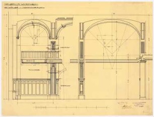 Warenhaus Wertheim, Leipziger Straße, Berlin 1. Bauabschnitt: Teppichraum: Gewölbe