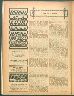 El libro de la semana : El camino de Paros