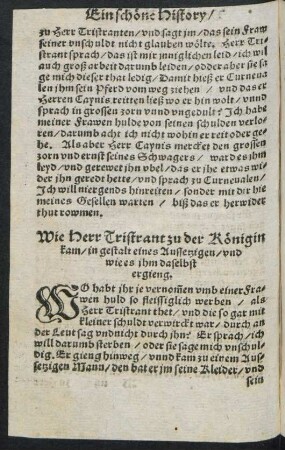 Wie Herr Tristrant zu der Königin kam/ in gestalt eines Aussetzigen/ und wie es ihm daselbst ergieng.