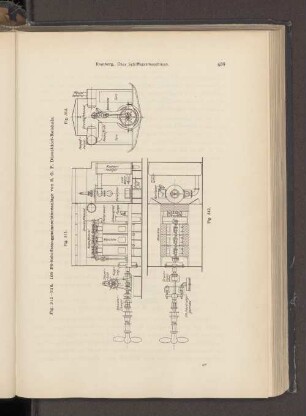 Fig. 311-316. 105 PS-Schiffssauggasmaschinenanlage von S. G. F. Düsseldorf-Reisholz.