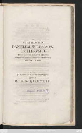5: De Praesentis Belli Calamitatibvs Qverela