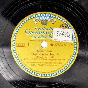 Sinfonie Nr. 4, op. 120