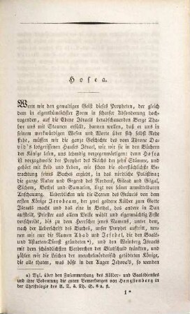 Praktischer Commentar über die Propheten des Alten Bundes mit exegetischen und kritischen Anmerkungen, 4,1. Praktischer Commentar über die kleinen Propheten ; 1. Hosea, Joel, Amos, Obadja, Micha, Nahum, Habakuk, Zephanja