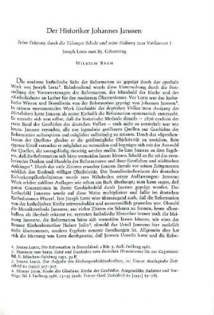 269-274 Der Historiker Johannes Janssen