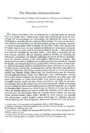 269-274 Der Historiker Johannes Janssen