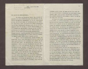 Schreiben von Prinz Max von Baden an Anton Geiß; Erklärung der Flucht seiner Familie mit der Bedrohung durch Spartakisten am Bodensee