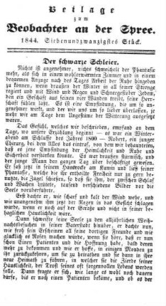 Beilage zum Beobachter an der Spree. 1844. 27. Stueck