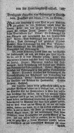 Beruhigende Gedanken vom Geldmangel in Deutschland.
