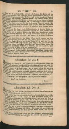 Adjunctum sub No. 7