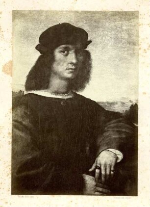 Raffael, Porträt von Angelo Doni (Florenz Pitti 1912_61)