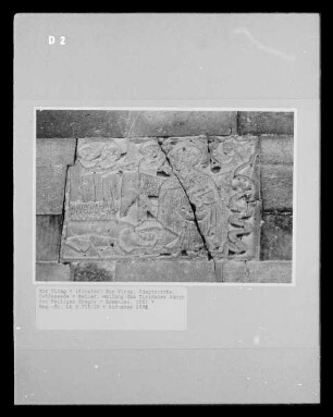 Relief: Heilung des Tiridates durch den Heiligen Gregor