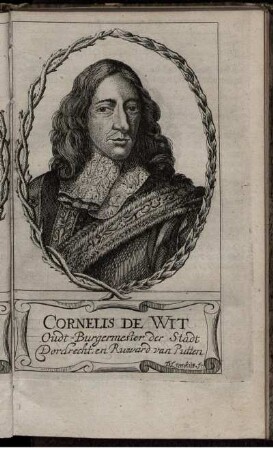 Porträt "Cornelis De Wit Oudt-Burgermester der Stadt Dordrecht, en Ruward van Putten"