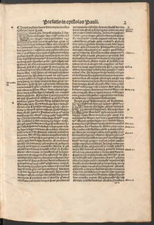 Incipit prologus speciali in epistolam ad Romanos.