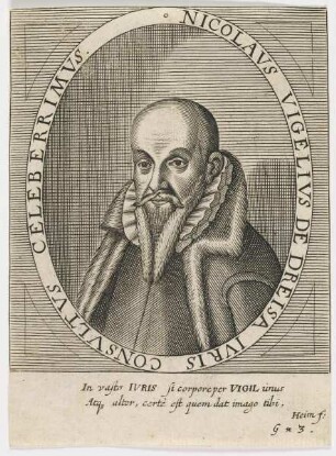 Bildnis des Nicolavs Vigelivs de Dreisa