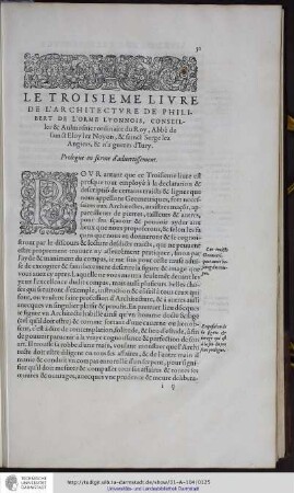 Le troisieme livre