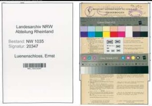 Entnazifizierung Ernst Luenenschloss , geb. 21.02.1897 (Magazinverwalter)