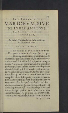 Liber Secundus.