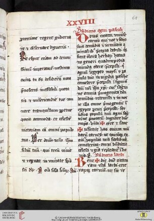 XXVIII. Benedictio agni pascali