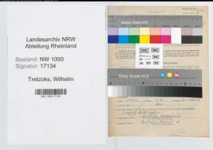 Entnazifizierung Wilhelm Tretzoks, geb. 07.05.1910 (Polizeibeamter)