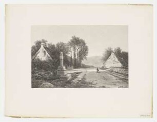 Vue prise au Faoüet (Morbihan), Blatt 51 der Folge "Le paysage au fusain"