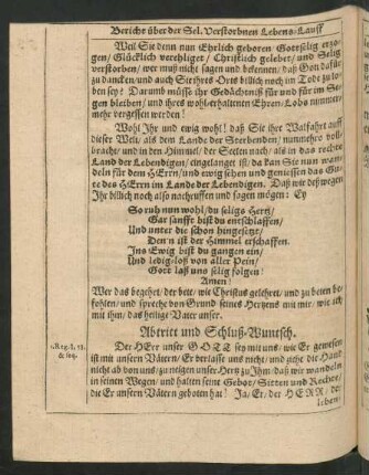 Abtritt und Schluß-Wuntsch.