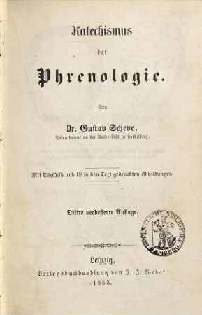 Katechismus der Phrenologie