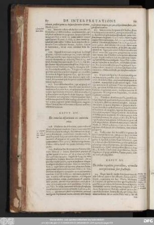 Caput XIV. De remediis obscuritatis ex contextu ortae.