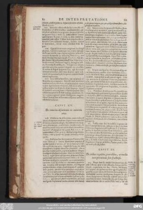 Caput XIV. De remediis obscuritatis ex contextu ortae.