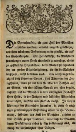 Rede von der wichtigsten Pflicht des geistlichen Redners von dem Vortrage der kristlichen Sittenlehre