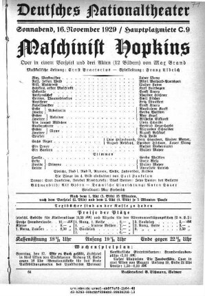 Maschinist Hopkins