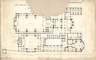 Hocheder, Karl; München; Müller´sches Volksbad - Grundriss EG