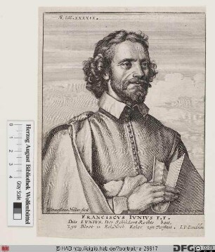 Bildnis Franciscus Junius d. J. (eig. François du Jon)