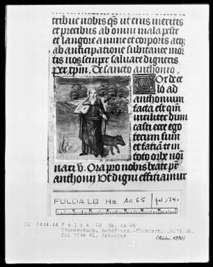 Stundenbuch, ad usum Romanum — Sankt Anton, Folio 174verso