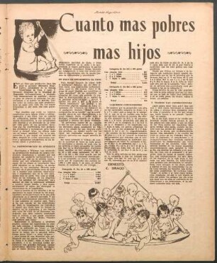 Cuanto más pobres más hijos