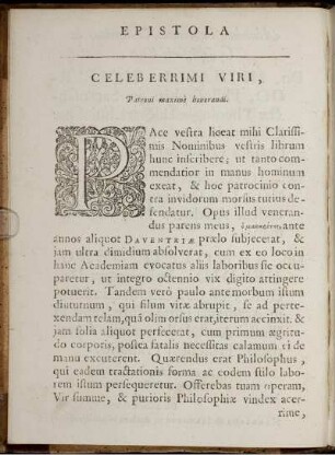 Epistola Dedicatoria.