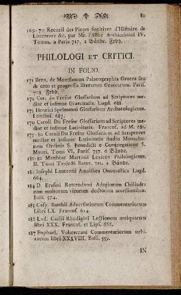 Philologi et Critici.