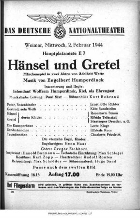 Hänsel und Gretel