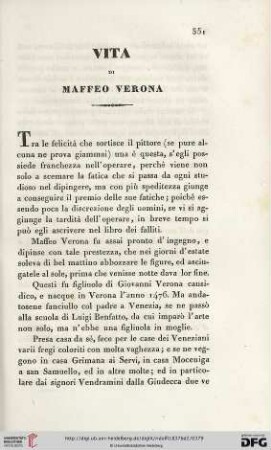 Vita di Maffeo Verona