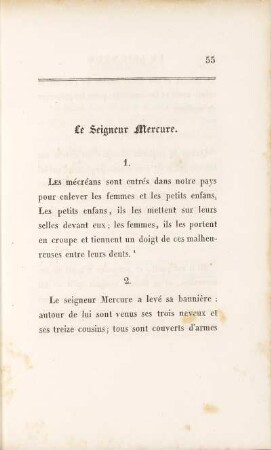 Le Seigneur Mercure